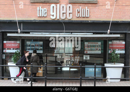 Glee Club causa pregiudiziale Foto Stock