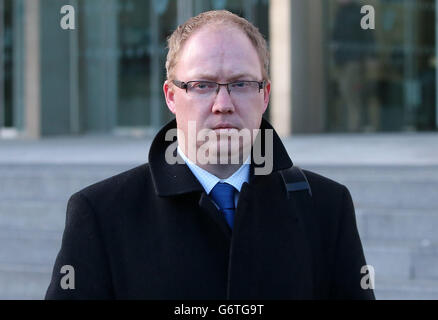 Anglo Irish causa in tribunale Foto Stock