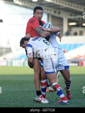 Rugby League - Utility prima Super League - Salford Red Devils v Wakefield Wildcats - AJ Bell Stadium Foto Stock