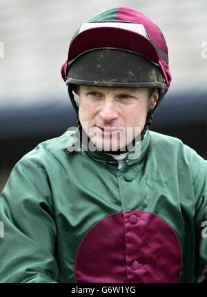 Jockey Leicester Foto Stock