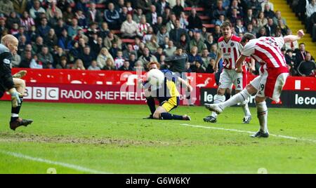 Sheff Utd V Wimbledon Foto Stock