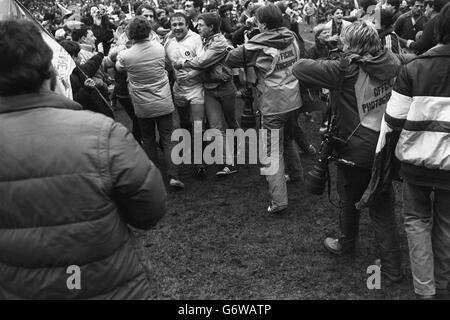 Rugby Union - 1984 Cinque Nazioni campionato - Scozia v Francia - Murrayfield Foto Stock