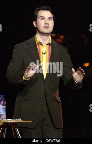 Jimmy Carr crema della commedia Foto Stock