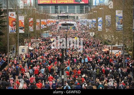 Calcio - Capital One Cup - finale - Manchester City v Sunderland - Wembley Stadium Foto Stock