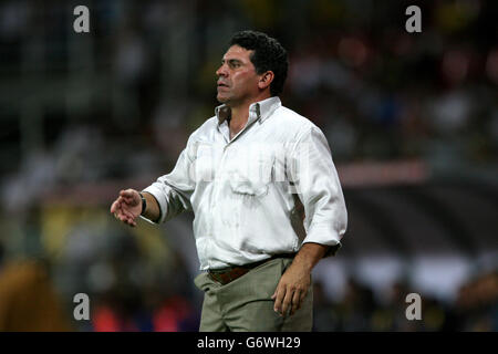 Calcio - Coppa del mondo FIFA Brasile 2014 - Honduras. Luis Fernando SUAREZ, allenatore dell'Honduras Foto Stock
