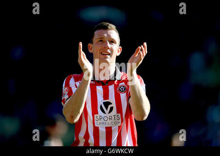 Calcio - fa Cup - Sesto turno - Sheffield United v Charlton Athletic - Bramall Lane. Neill Collins, Sheffield United Foto Stock