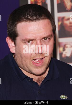 SHOWBIZ TRL Nick Frost Foto Stock