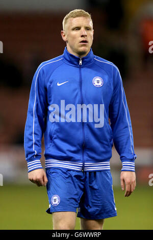 Calcio - Sky Bet League One - Sheffield United v Peterborough United - Bramall Lane. Craig Alcock, Peterborough United Foto Stock