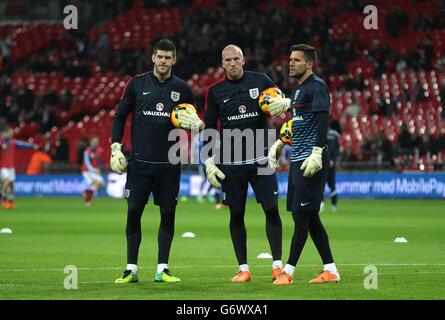 Calcio - amichevole internazionale - Inghilterra v Danimarca - Wembley Stadium Foto Stock