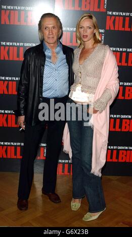 Carradine e Thurman Kill Bill Vol.2 Premiere Foto Stock