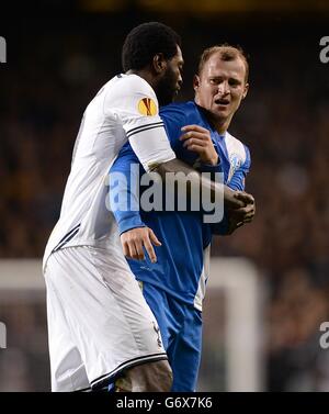 Soccer - UEFA Europa League - Round di 32 - Seconda tappa - Tottenham Hotspur v FC Dnipro Dnipropetrovsk - White Hart Lane Foto Stock