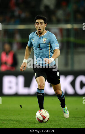 Calcio - International friendly - Austria / Uruguay - Worthersee Stadion. Jorge Fucile, Uruguay Foto Stock