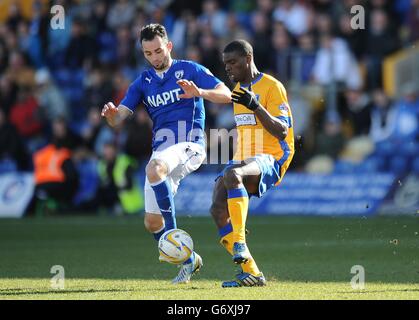 Calcio - Sky scommessa lega due - Mansfield Town v Chesterfield - uno stadio di chiamata Foto Stock