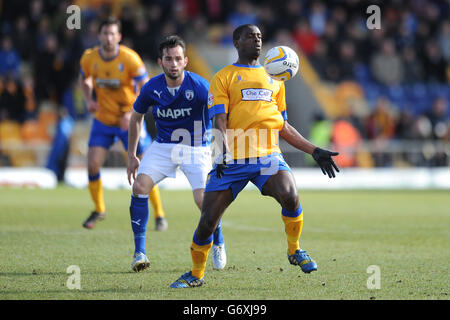 Calcio - Sky scommessa lega due - Mansfield Town v Chesterfield - uno stadio di chiamata Foto Stock