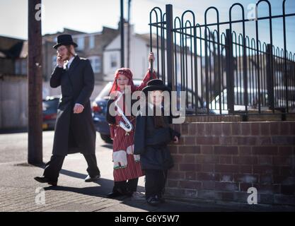 La religione - festa di Purim Festival 2015 - Londra Foto Stock