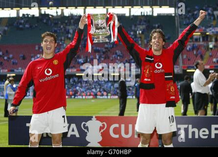 MAN U V MILLWALL finale di FA Cup Foto Stock