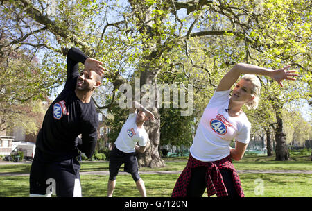 Telefoni cellulari 4u #FestivalFit 30 giorno sfida Foto Stock