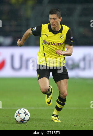 Soccer - UEFA Champions League - Quarti di Finale - Seconda tappa - Borussia Dortmund v Real Madrid - Signal Iduna Park Foto Stock