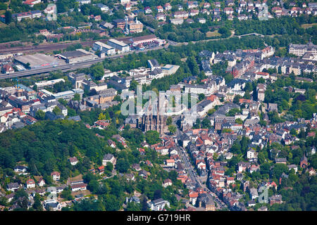 St Elisabeth è la Chiesa, Marburg, Hesse, Germania Foto Stock