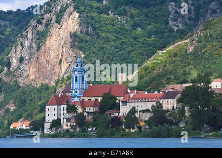 Monastero di Durnstein, Durnstein, Danubio, Wachau, Bassa Austria / Dürnstein Foto Stock