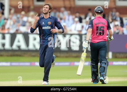 Cricket - Natwest T20 Blast - Divisione Sud - Middlesex Panthers v Essex Eagles - Signore Foto Stock