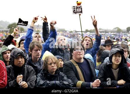 Glastonbury 2004 Foto Stock