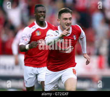 Calcio - Sky lega Bet One - Play Off - Semifinale - Seconda tappa - Rotherham Regno v Preston North End - New York Stadium Foto Stock