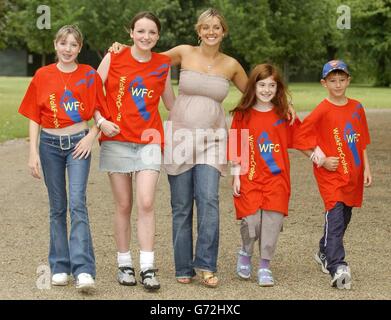 Louise Redknapp in stato di gravidanza Foto Stock