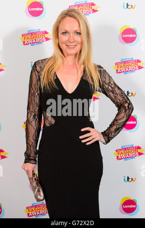 Lorraine's High Street Fashion Awards - Londra. Michelle Hardwick arriva al Lorraine's High Street Fashion Awards, a Vinopolis, nel centro di Londra. Foto Stock