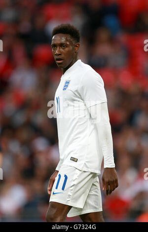 Calcio - Coppa del mondo 2014 - amichevole - Inghilterra v Perù - Stadio di Wembley. Danny Welbeck inglese in azione Foto Stock