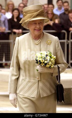 Queen Elizabeth II edificio dello Stock Exchange Foto Stock