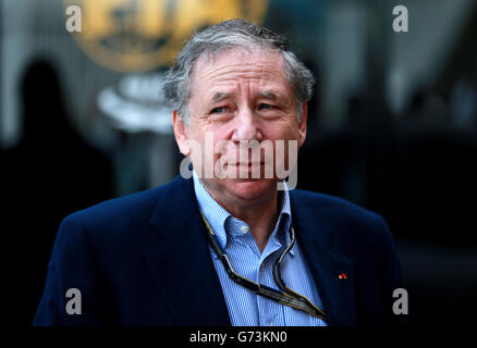 Il presidente della FIA Jean Todt durante il Gran Premio di Monaco 2014 al circuito di Monaco, Monte Carlo, Monaco. Foto Stock