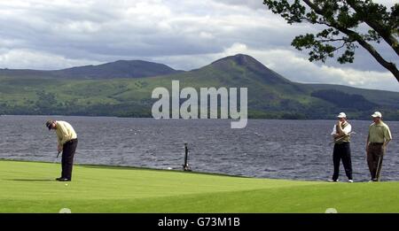 Colin Montgomerie Barclays Scottish Open Foto Stock