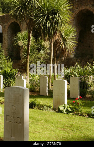 Commonwealth Guerra Mondiale 2 cimitero, Roma, Italia. Foto Stock