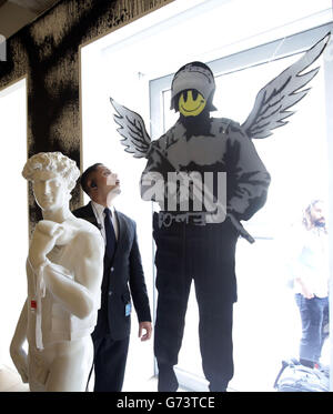 Banksy mostra d'arte S2 Gallery Foto Stock