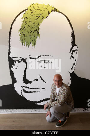 Banksy mostra d'arte S2 Gallery Foto Stock