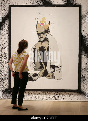 Banksy mostra d'arte S2 Gallery Foto Stock