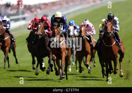 Horse Racing - Investec Ladies Day 2014 - ippodromo di Epsom Downs Foto Stock