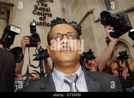 Kifah Taha Al-Mutari Royal Courts of Justice Foto Stock