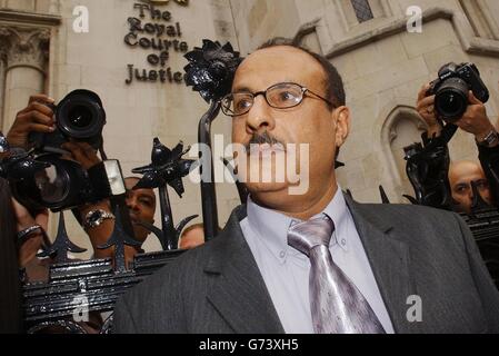 Kifah Taha Al-Mutari Royal Courts of Justice Foto Stock