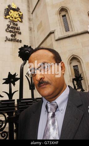 Kifah Taha Al-Mutari Royal Courts of Justice Foto Stock