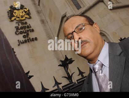 Kifah Taha Al-Mutari Royal Courts of Justice Foto Stock