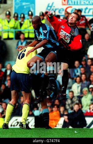 F.A. Il Carling Premiership - Coventry City v Blackburn Rovers Foto Stock