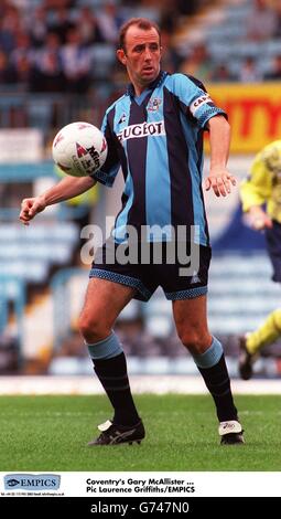 F.A. Carling Premiership Soccer - Coventry City v Blackbrun Rovers. Gary McAllister di Coventry Foto Stock