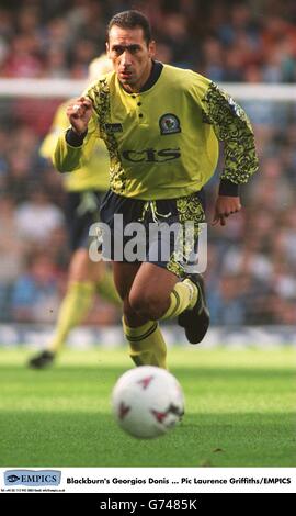 F.A. Carling Premiership Soccer - Coventry City / Blackbrun Rovers. Georgios Donis di Blackburn Foto Stock