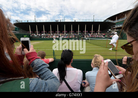 Tennis - 2014 campionati di Wimbledon - Giorno 4 - All England Lawn Tennis e Croquet Club Foto Stock