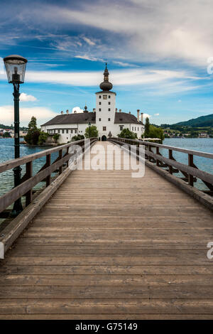 Schloss Ort castello, Gmunden, Austria superiore, Austria Foto Stock