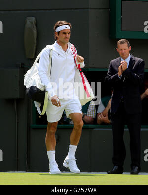 Tennis - 2014 campionati di Wimbledon - Giorno 2 - All England Lawn Tennis e Croquet Club Foto Stock