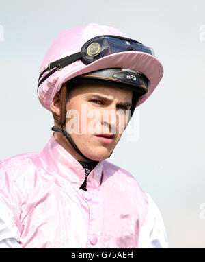 Corse di cavalli - giorno di Derby - Ippodromo di Doncaster. Nicky Mackay, Jockey Foto Stock