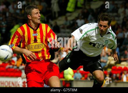 Partick v Celtic Foto Stock